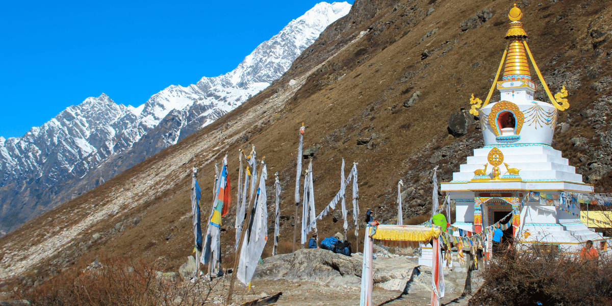 Langtang Valley Chorten Image